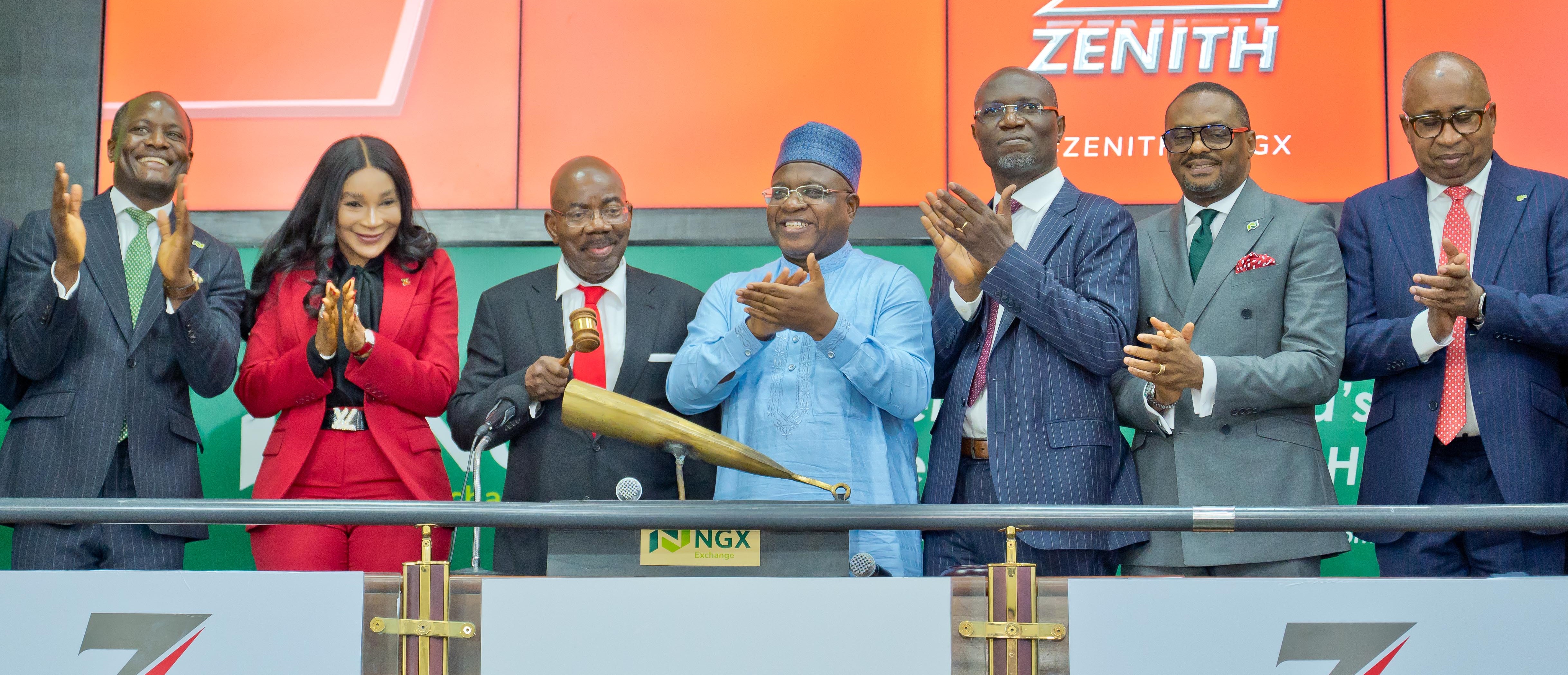 Jim Ovia Named Doyen of the Nigerian Banking Industry at the NGX Closing Gong Ceremony